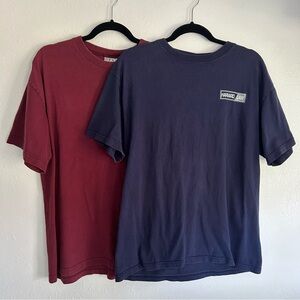 Vintage Harvard Law School Cotton T-Shirts Gear Blue and Red Retro Academia 80s